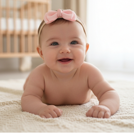 Faixinha de cabelo para bebê