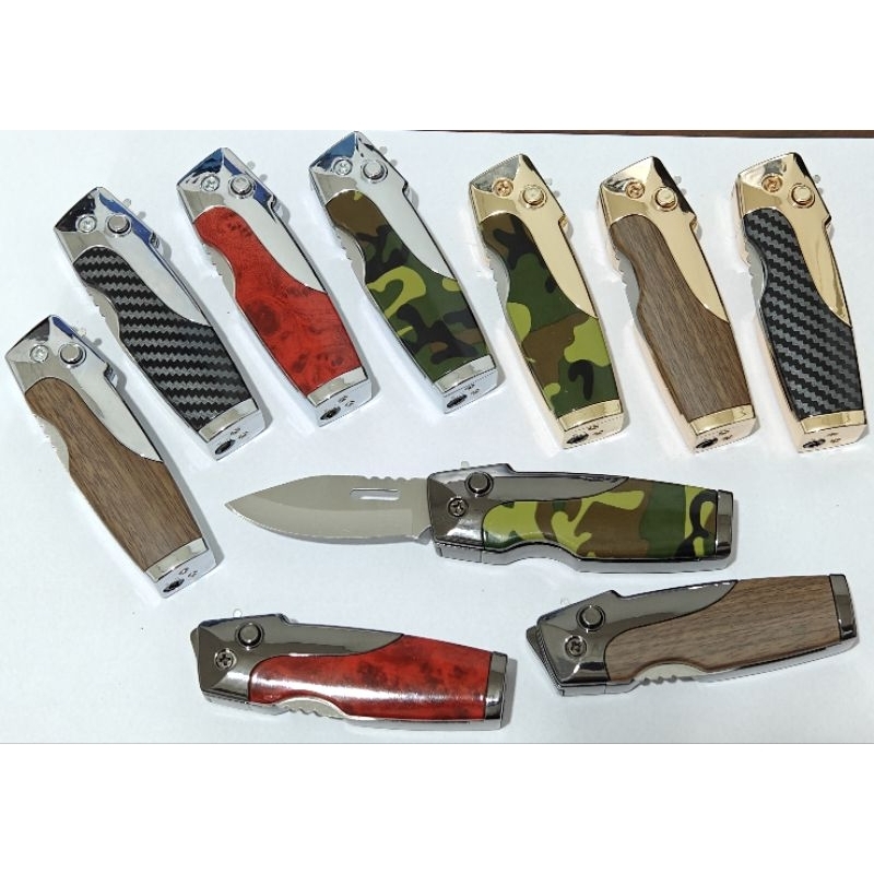 Acendedor Multifuncional à Prova de Vento com Canivete Camping Dobrável (sem gas) TB2247 em Oferta na Shopee