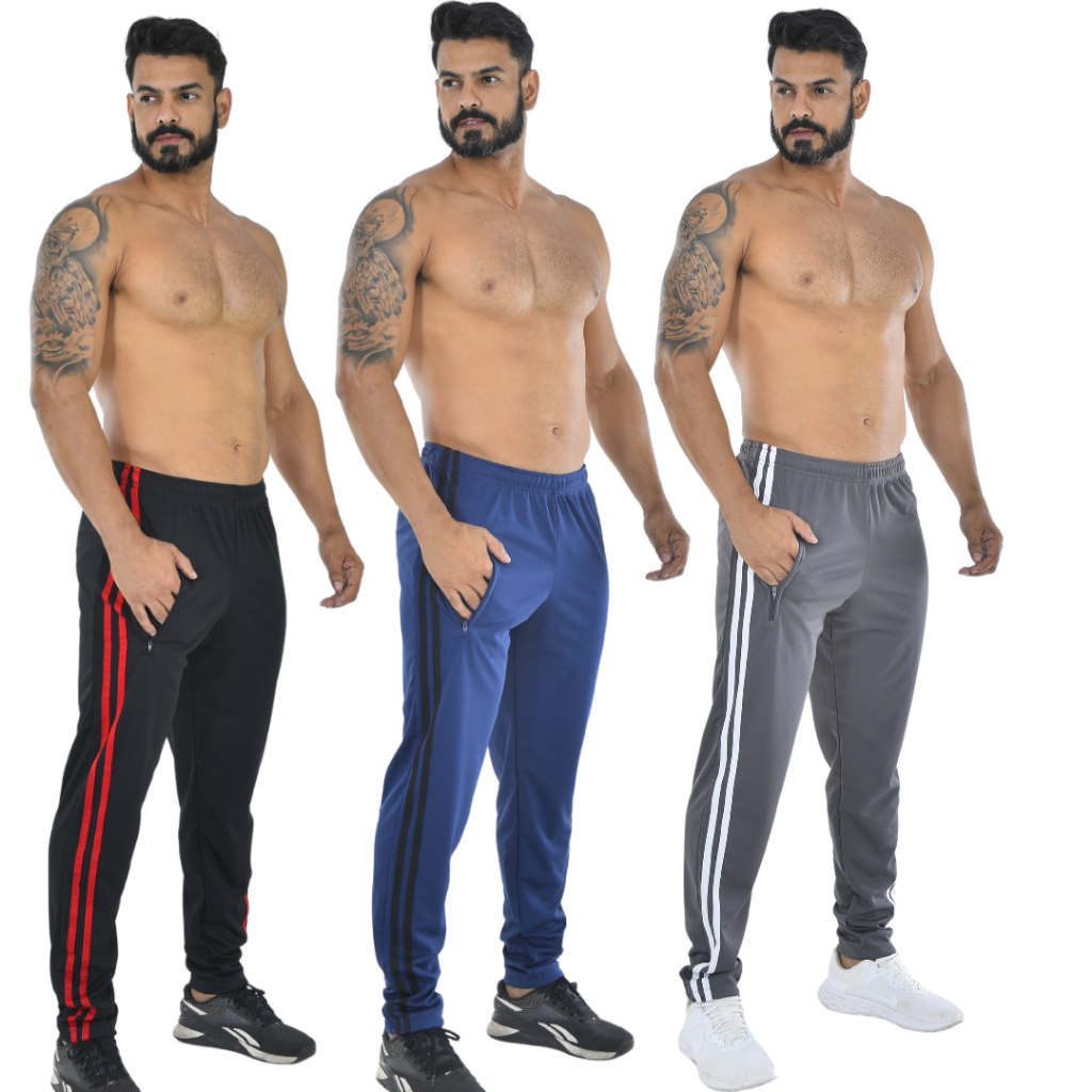 Calça Masculina Uniforme para atividade física em academia e corrida com cordão e bolso com zíper em Oferta na Shopee