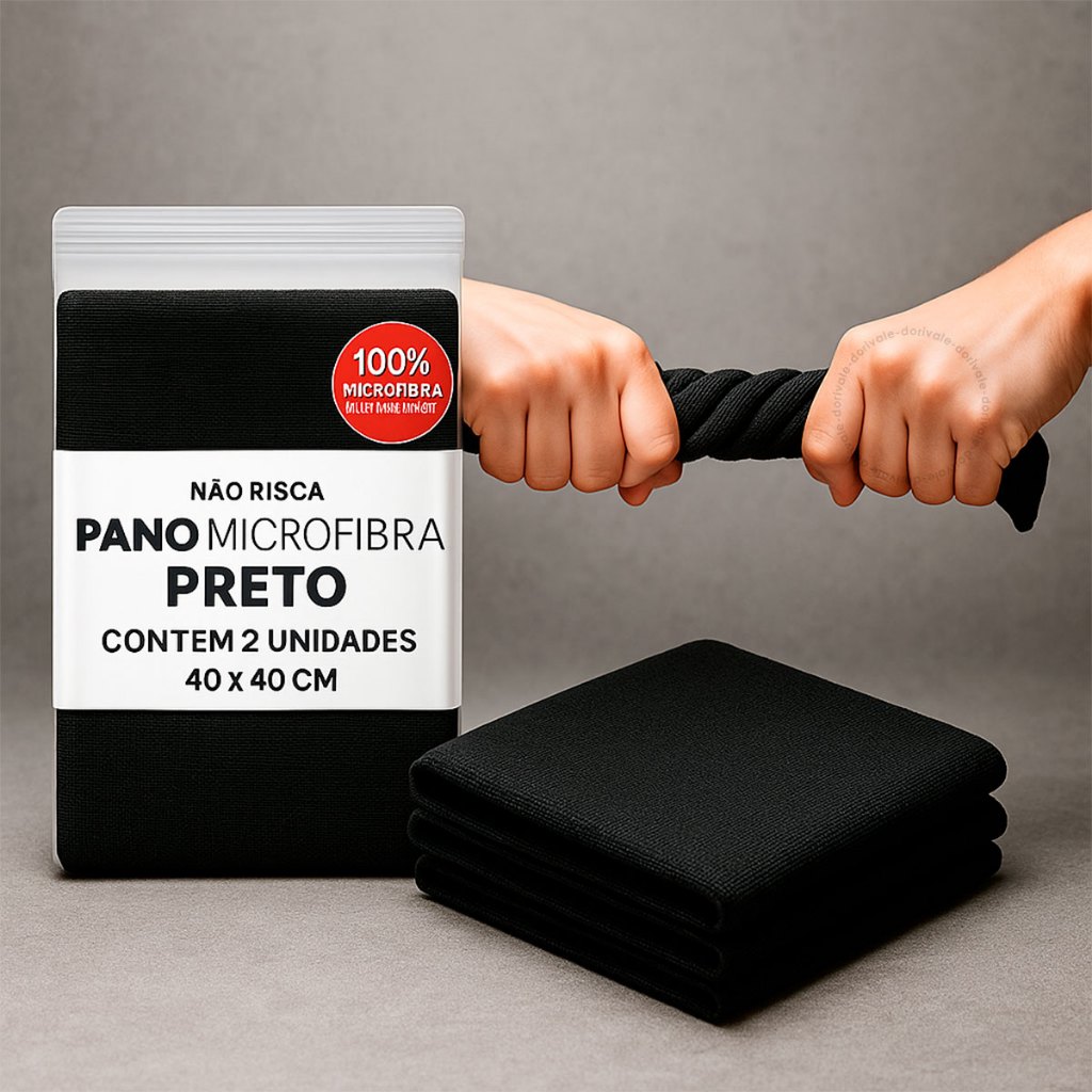 Kit Pano Microfibra Preto 40x40 Multiuso Automotivo Grande Para Limpeza Alta Absorção Não Arranha Kit Pano Microfibra Preto 40x40 Multiuso Automotivo Grande Para Limpeza Alta Absorção Não Arranha