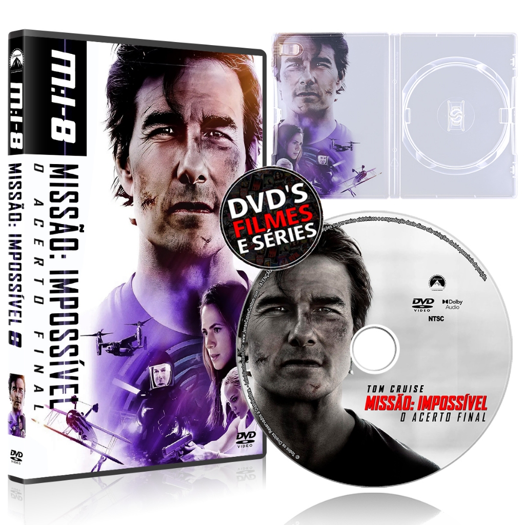 DVD Missão Impossível O Acerto Final 2025 Dublado e Legendado - Alta Qualidade *PROMOÇÃO*