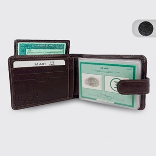 Carteira Couro Legítimo Botao com Porta Cartao Masculina M.Art 178 em Oferta na Shopee