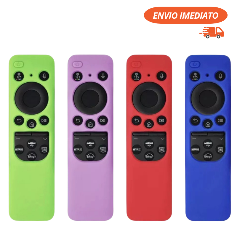 Capa Case Controle de Silicone Antiderrapante Várias Cores com Alça Smart Tv Samsung em Oferta na Shopee