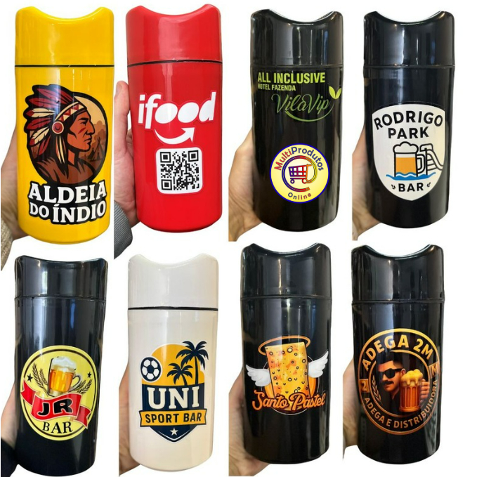 Porta Garrafa Camisinha Cerveja Litrão Personalizado Kit 12 Unidades