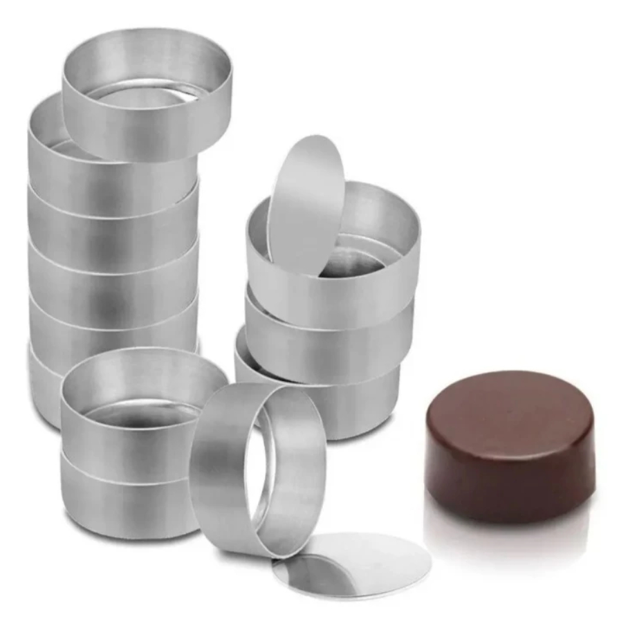 Forma Pão De Mel N°2 Fundo Falso 6,5cm Alumínio (Chicky Formas) em Oferta na Shopee