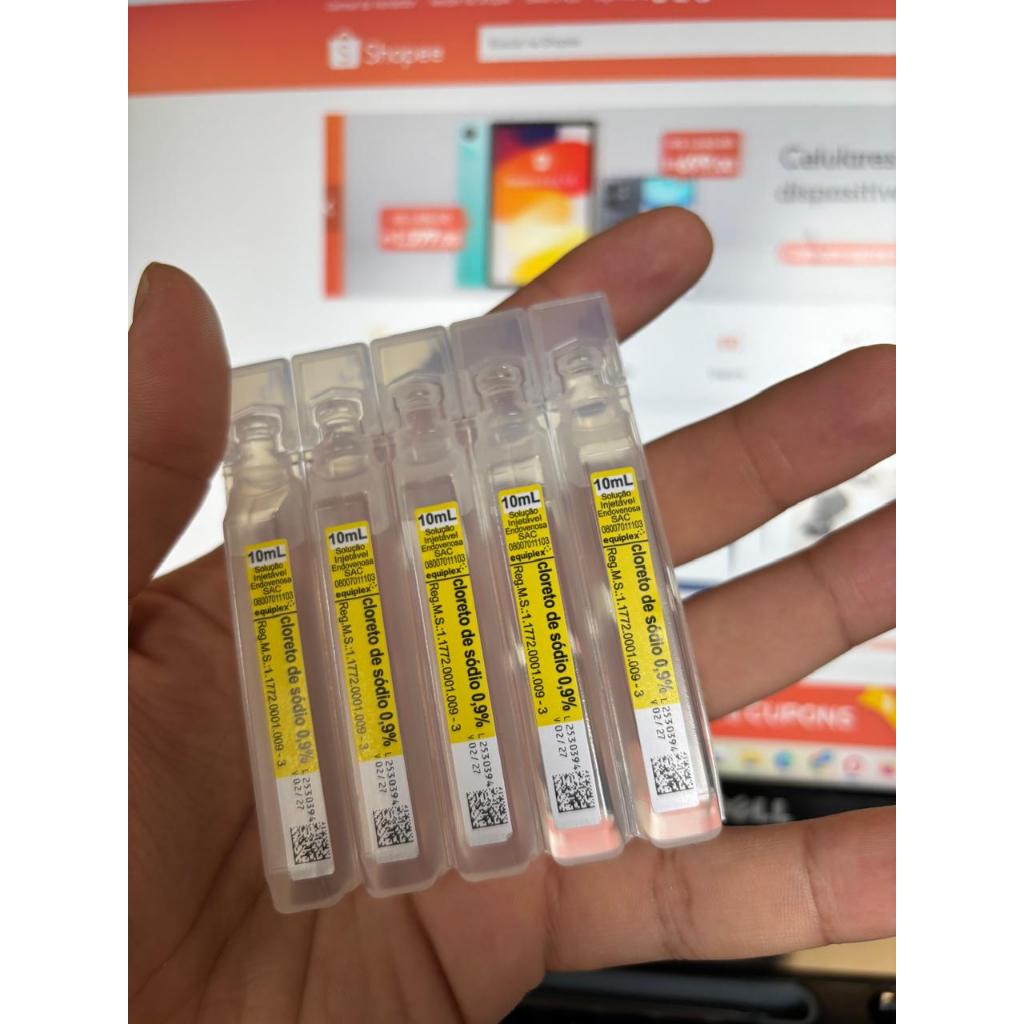 Soro Fisiológico 10ml - Cx Com 200 Unidades em Oferta na Shopee
