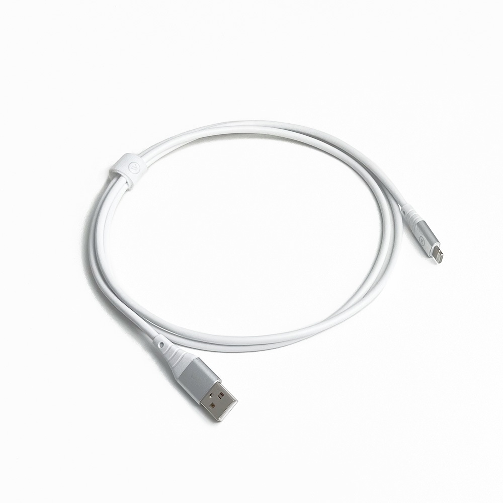 Cabo Homologado MFi Lightning para USB em TPE 1,2m Branco | Hard Cable iWill