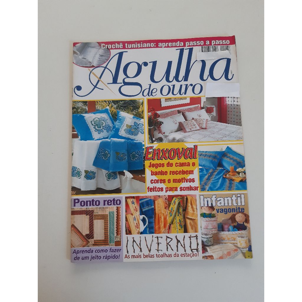 Revista Agulha De Ouro Enxoval Jogos De Cama Infantil Ad116 (Usado)