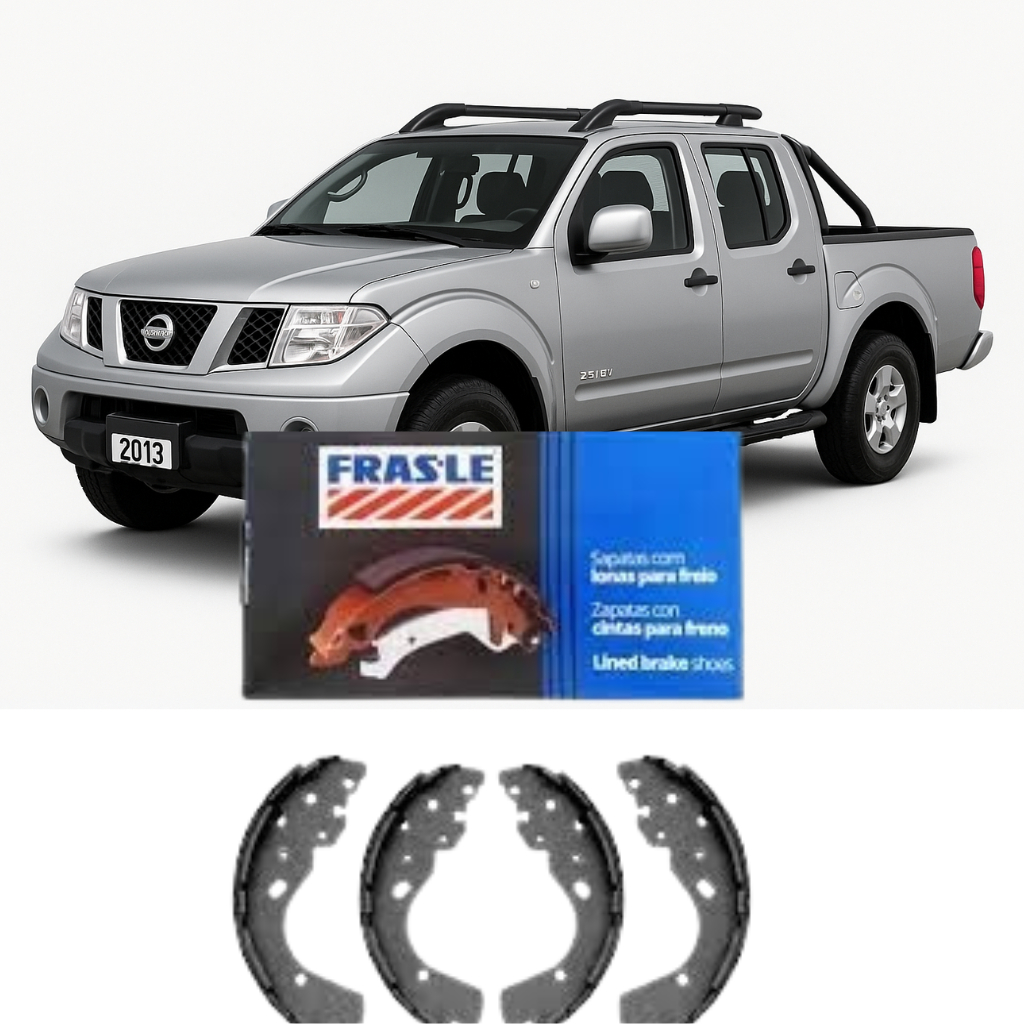 Sapata De Freio Frontier 2.5 16v 2007/2019 Ranger 2.2 2.5 16v 3.2 20v 2012/2025 - Frasle NI443CP