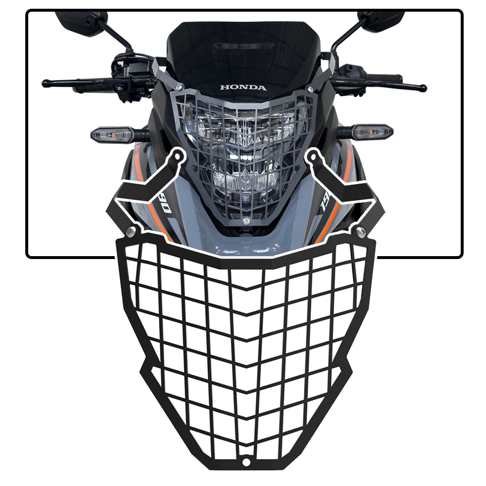 Protetor De Farol Grade Reforcado Xre 190 Ate 2025 2026 em Oferta na Shopee