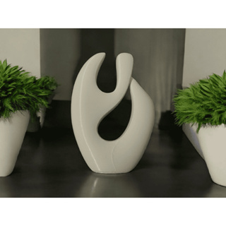 Escultura Abstrata Harmonia de Formas 12 cm Decoração Enfeite Sala Quarto Escritório Consultório em Oferta na Shopee