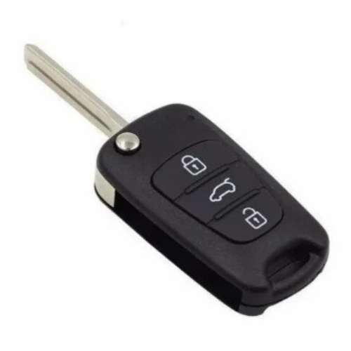 Chave Canivete Capa Carcaça para Kia Cerato Sportage Soul 2010 2011 2012 2013 2014 Kit + Bateria + Chave Phillips