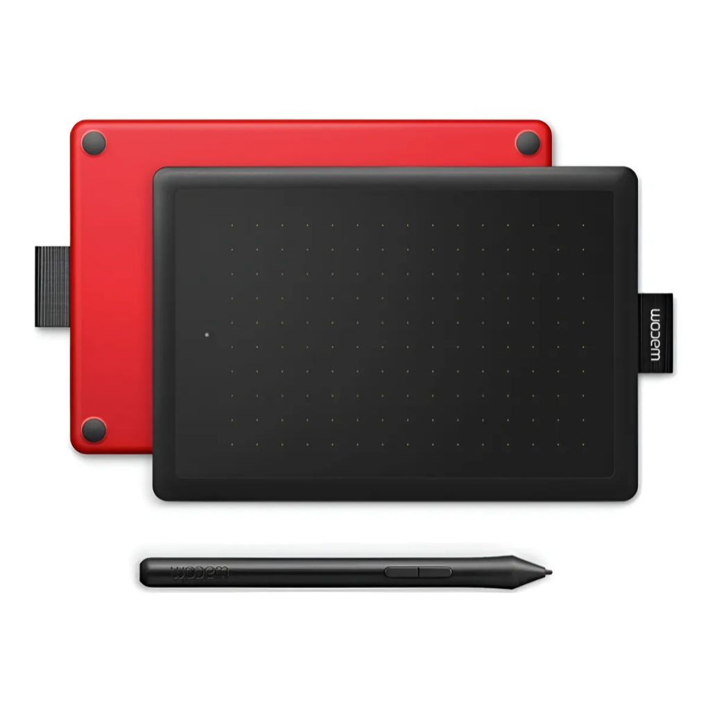 Mesa Digitalizadora One By Wacom CTL472 Preto e Vermelho