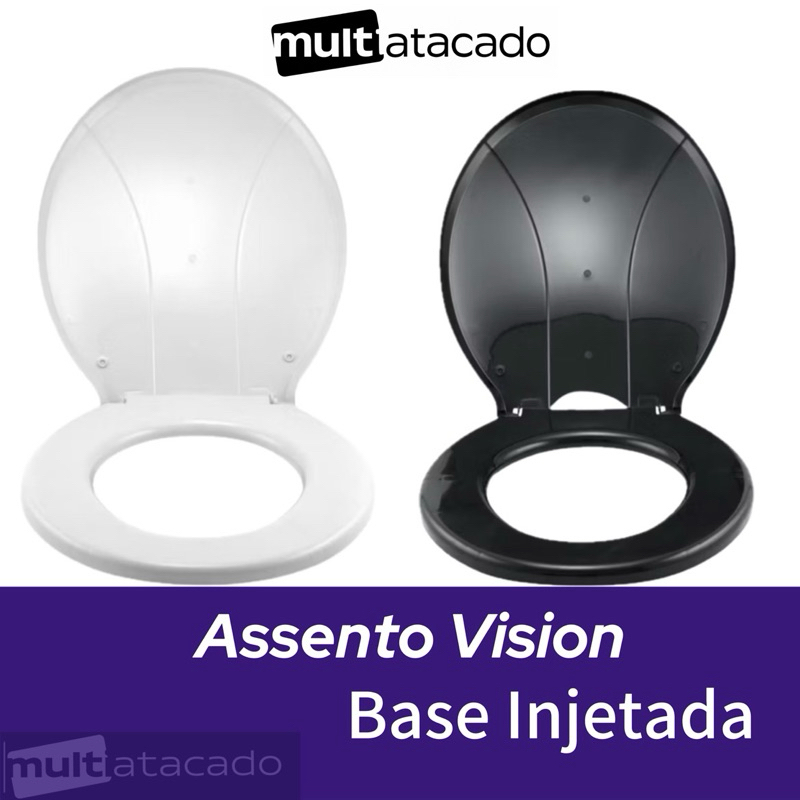 Assento Sanitário Tampa Vaso Universal Oval Redondo Celite Deca Logasa Icasa Incepa Air tampa vaso