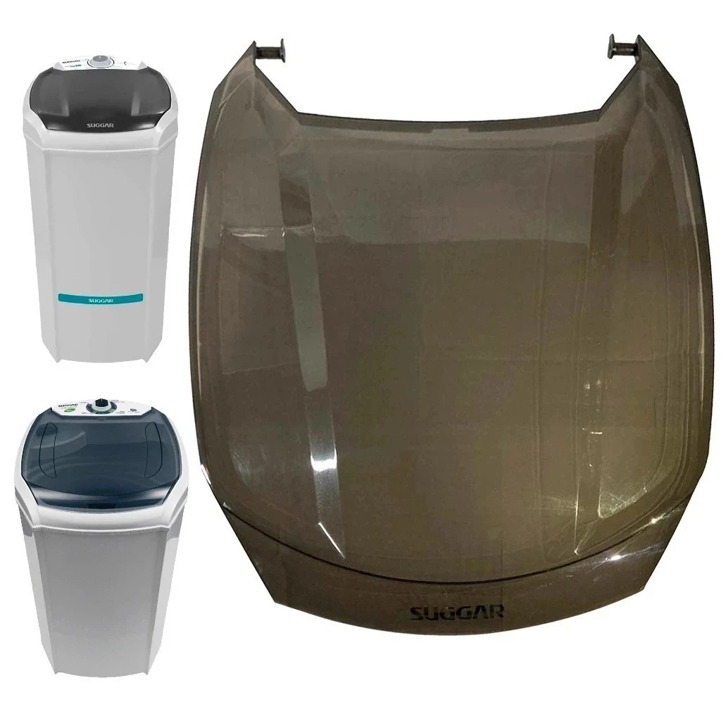 Tampa Tanquinho Suggar Nova Lavamax Eco 10 Kg Fumê Original - LEIA A DESCRIÇÃO