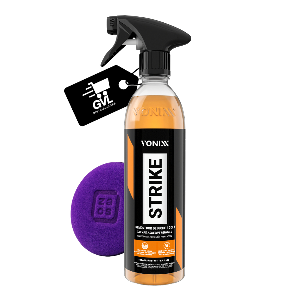 Removedor Strike Vonixx Tira Piche E Cola 500ml + Aplicador Não Prejudica a Pintura