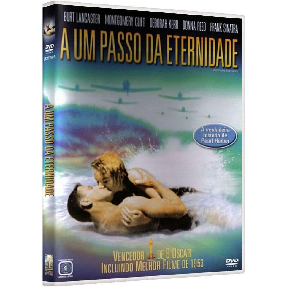 DVD A Um Passo da Eternidade (Burt Lancaster, Deborah Kerr, Montgomery Clift e Frank Sinatra)