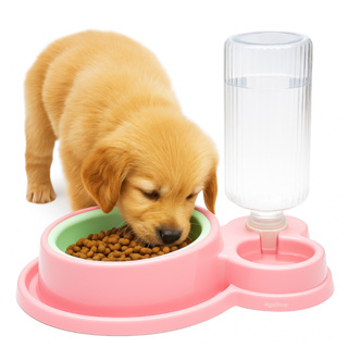 Comedouro e bebedouro Duplo Automático tigela plastico anti formigas Para Cachorro E Gatos pets em Oferta na Shopee
