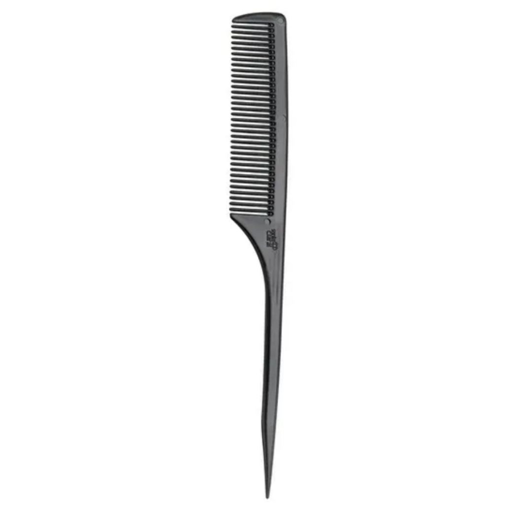 Pente plástico profissional (suporta 180°) dentes finos espaçados ideal para penteados