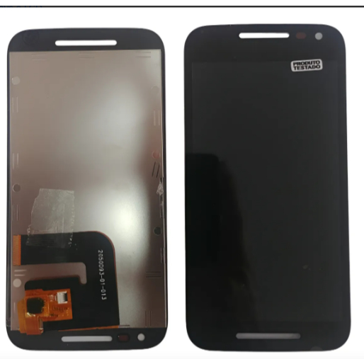 Tela Frontal Touch Sem Aro Compatível Moto G3 - Preto