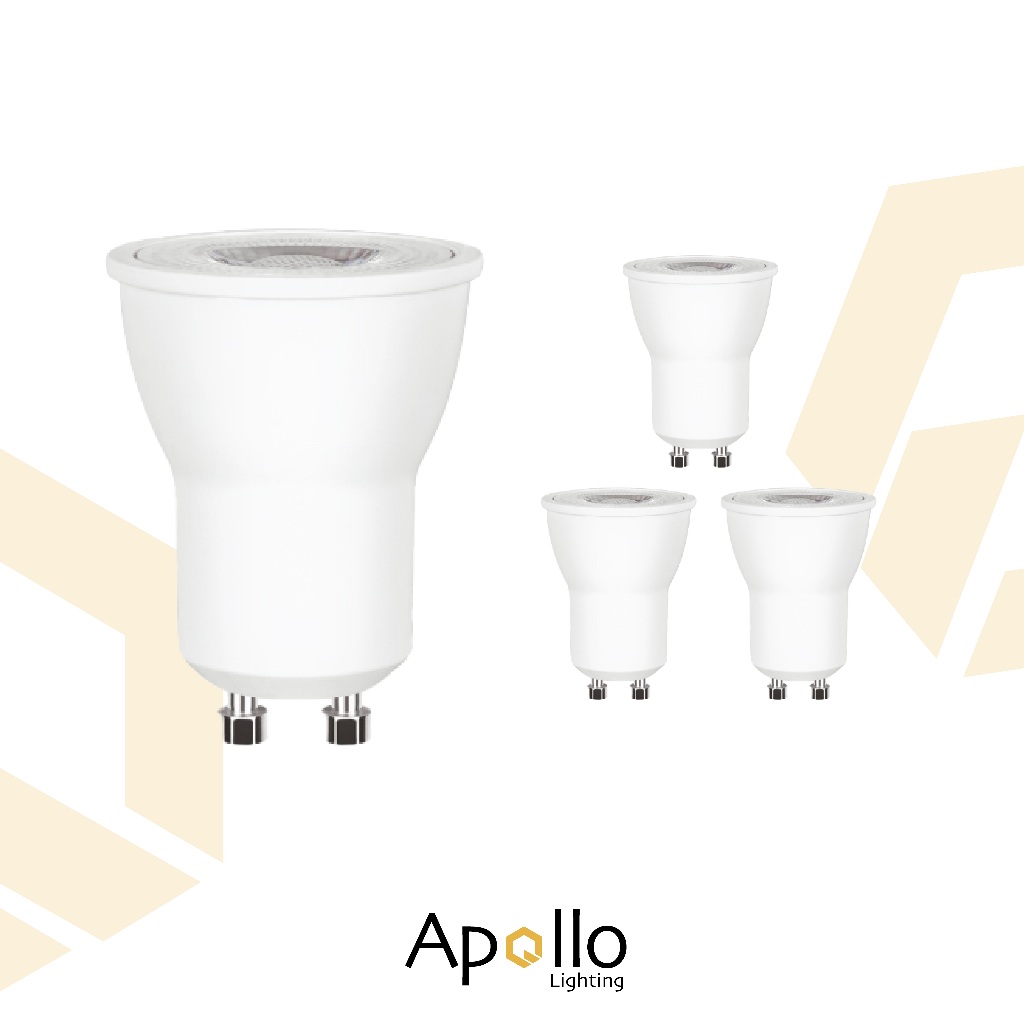 Kit 2, 3, 4 Mini Dicroica led 4,5w Mr11 gu10 Branco Quente/Neutro/Frio Bivolt Para spot