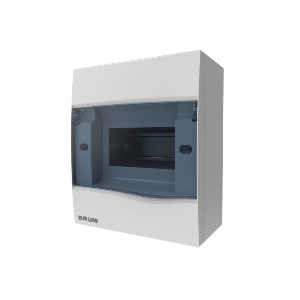 Quadro de Distribuição de Energia de Sobrepor Brum 5 DIN Quadro Sobrepor Centro Centrinho P/ Até 5 Disjuntores