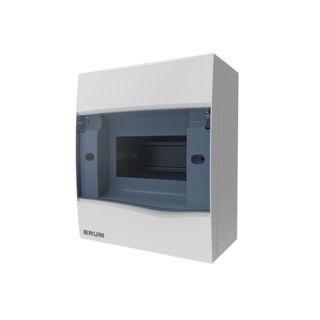 Quadro de Distribuição de Energia de Sobrepor Brum 5 DIN Quadro Sobrepor Centro Centrinho P/ Até 5 Disjuntores