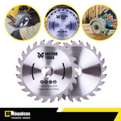 Disco de Serra Circular Madeira 115mm 24 Dentes - Fasterr