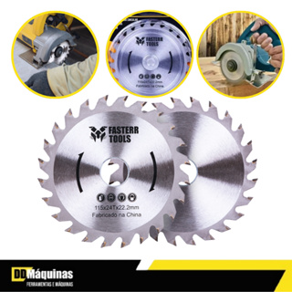 Disco de Serra Circular Madeira  115mm 24 Dentes - Fasterr em Oferta na Shopee