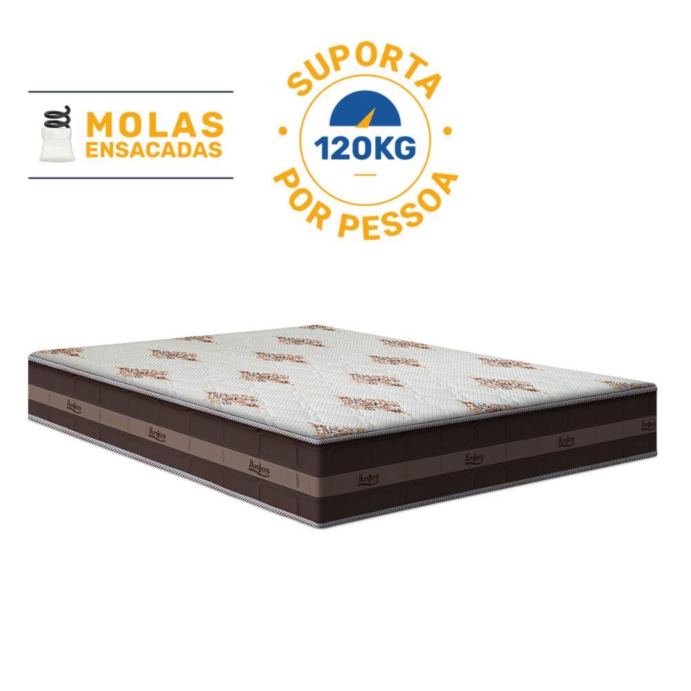 Colchão de Molas Anjos Classic Pocket Queen 158cm em Oferta na Shopee