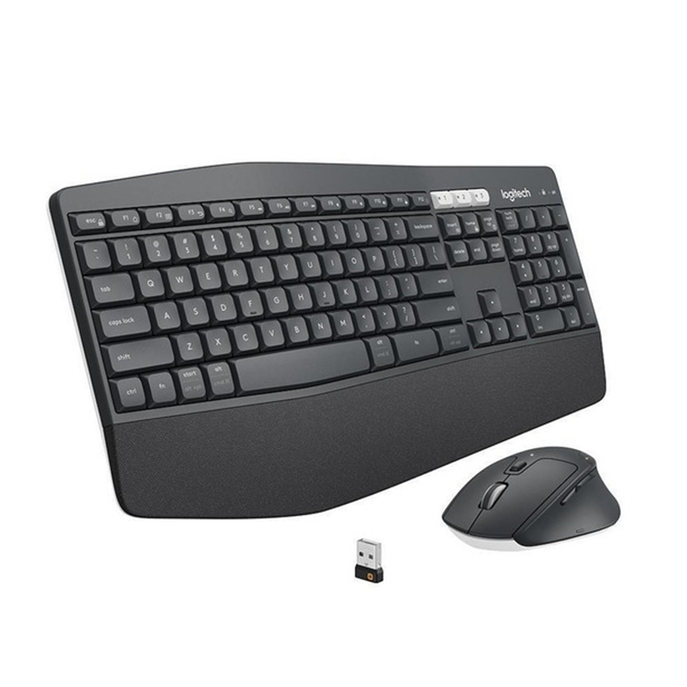 Combo Teclado E Mouse S/Fio Bluetooth Logitech MK850 C/Apoio