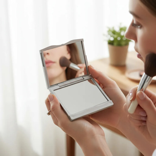 Espelho Duplo De Bolso em Oferta na Shopee