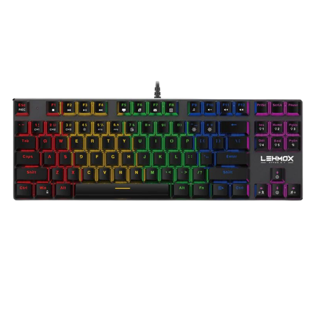 Teclado Mecânico Gamer 100% Luzes Rgb Colorido Para Notebook Computador Jogos