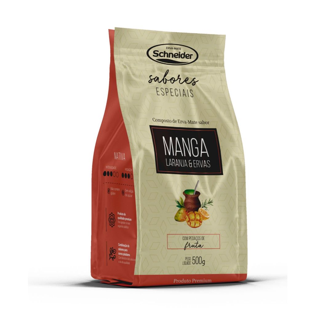 Erva Mate Sabores Manga 500g