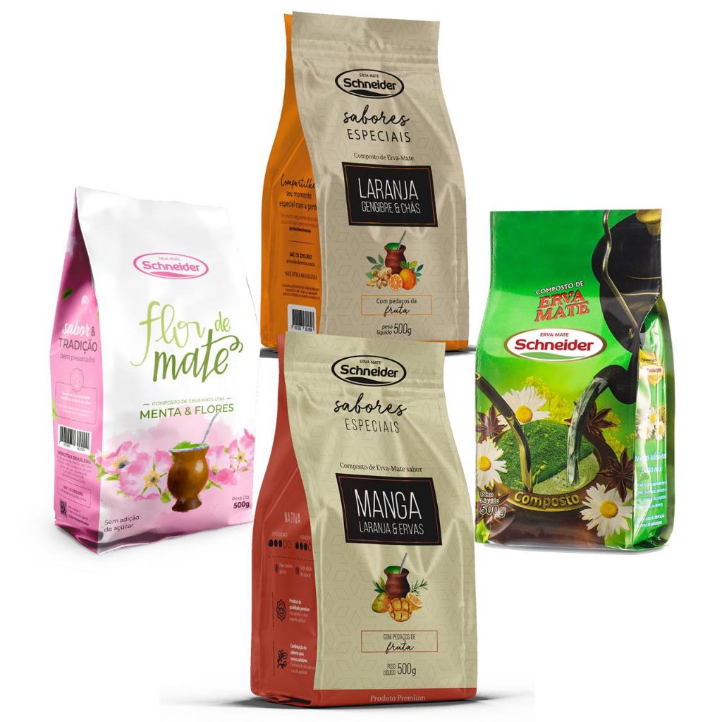 NOVO Kit Compostos 4unx500g em Oferta na Shopee