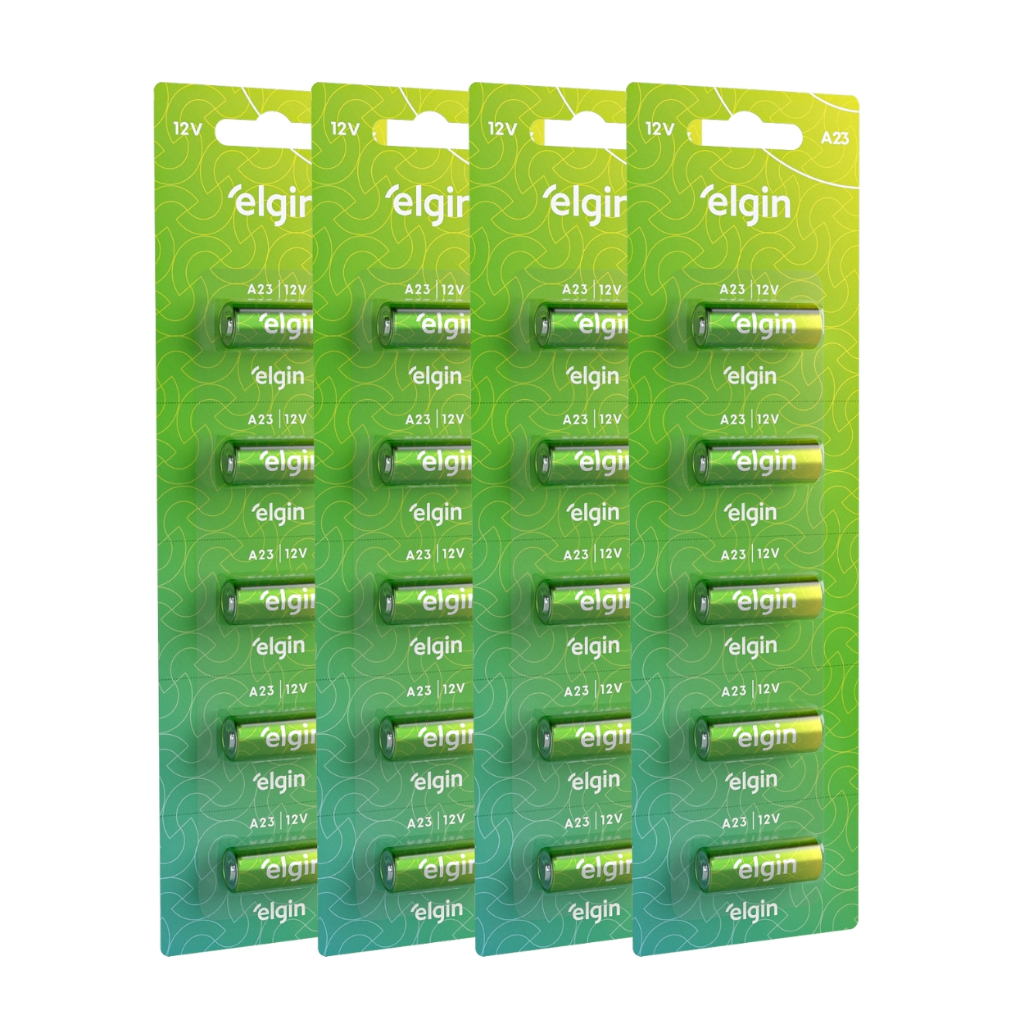 Bateria Pilha Alcalina A23 12V Controle Portão Rádio Elgin em Oferta na Shopee