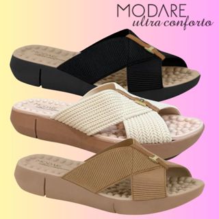 Chnelo De Dedo Feminino Modare Anabela Ortopédico Massageador Sandália Confortavel em Oferta na Shopee