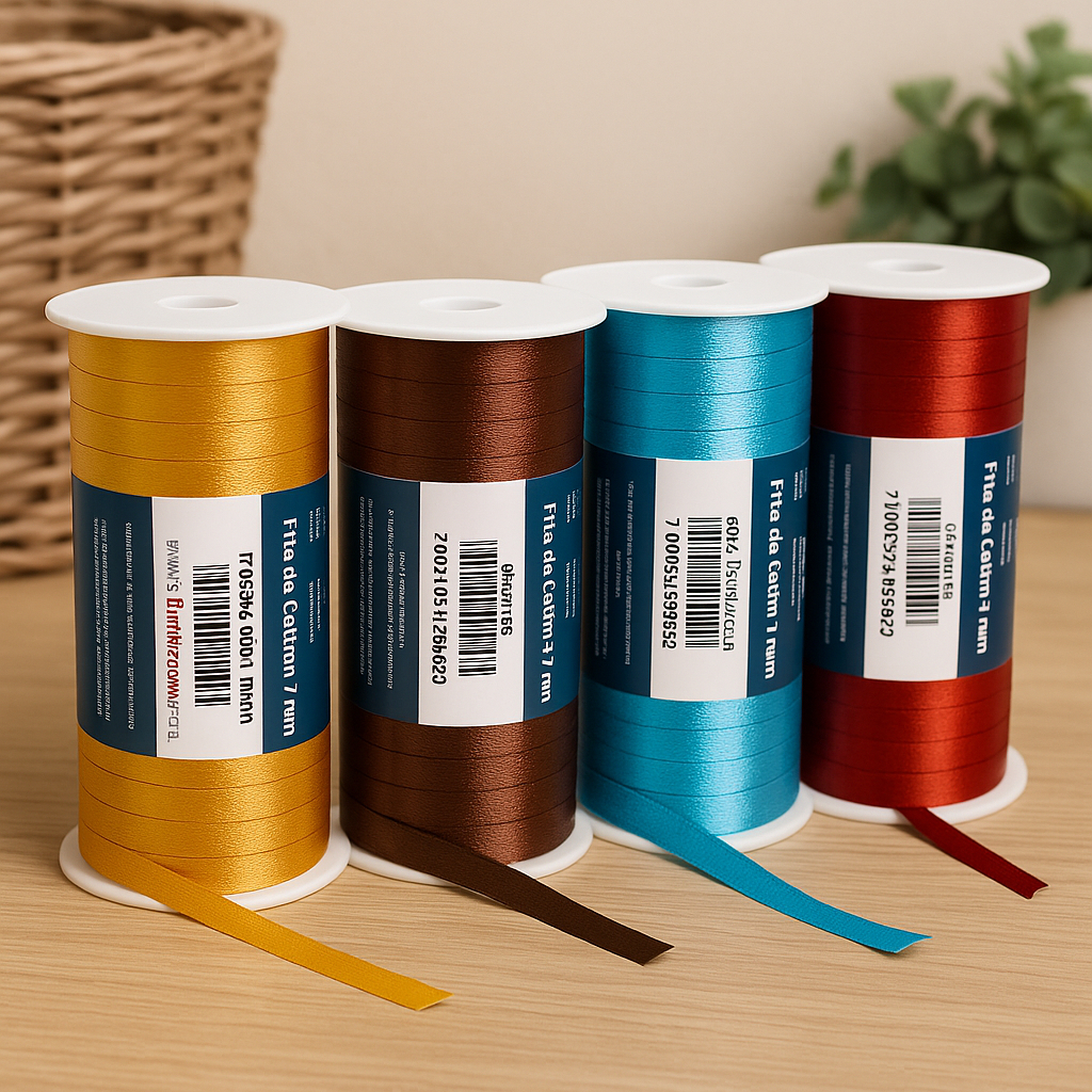 Rolo Fita Cetim 7mm 100 Metros Diversas Cores Promoção em Oferta na Shopee