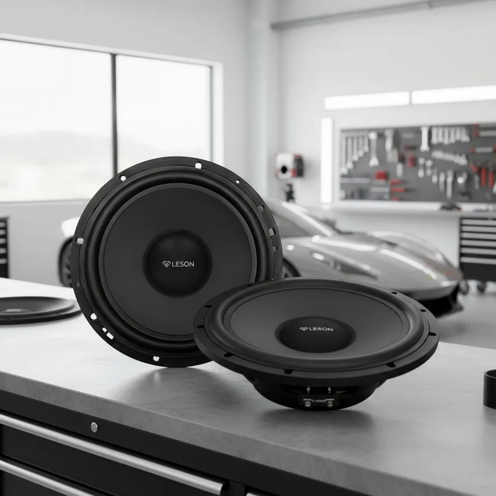 Alto Falante automotivo Subwoofer 6  280w D-bass 4 Ohms Auto Leson Preto