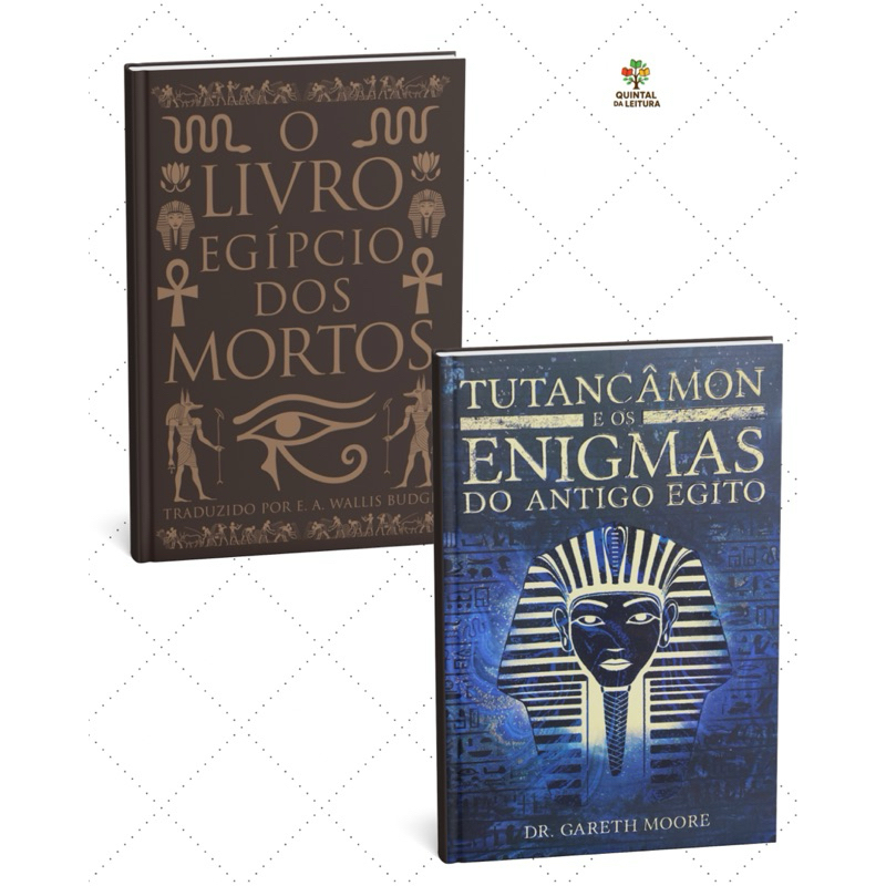 kit C/2 Livros - O livro Egípcio dos Mortos + Tutancâmon de  os Enigmas do antigo Egito