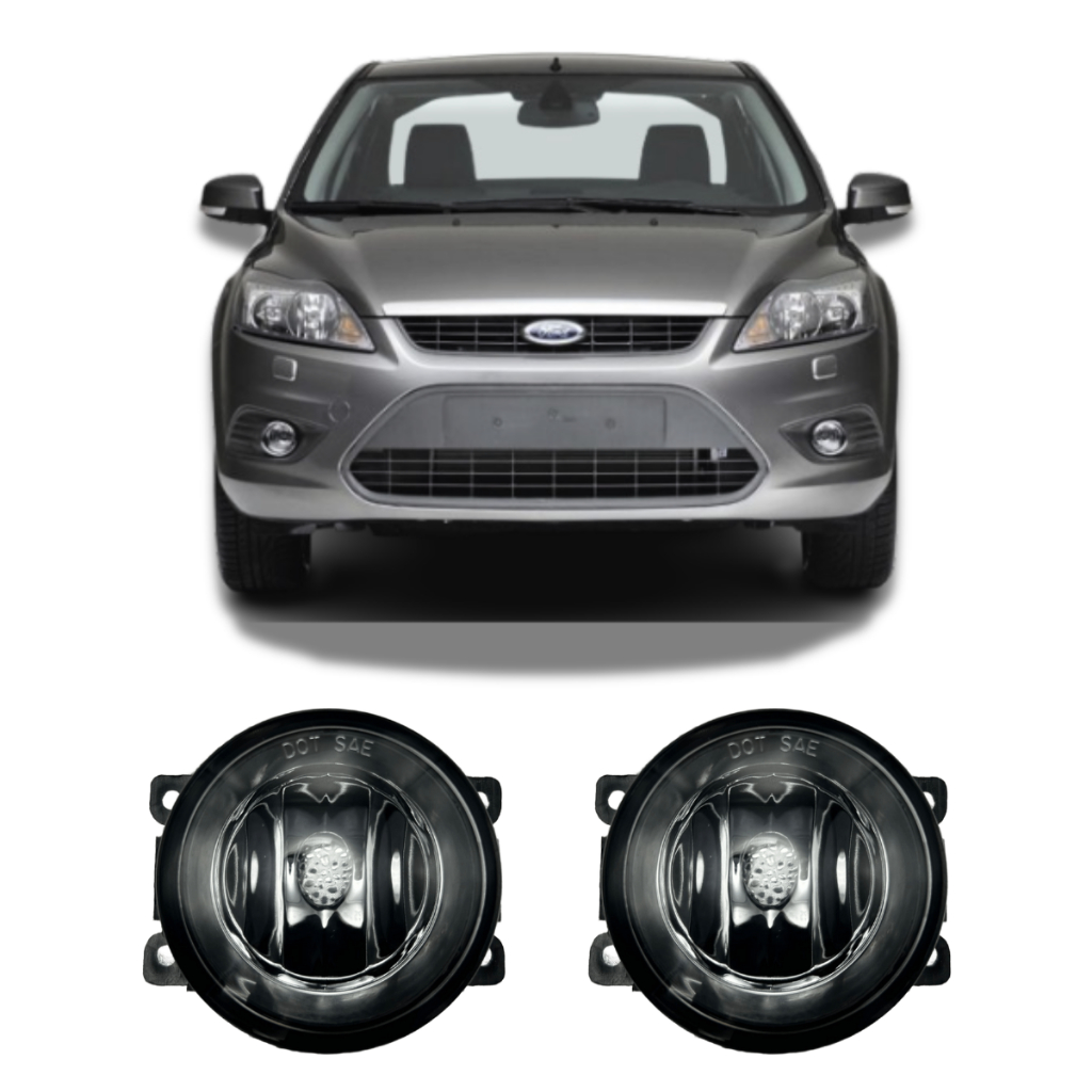 Par Farol de Milha Ford Focus 2009 a 2015 Vidro em Oferta na Shopee