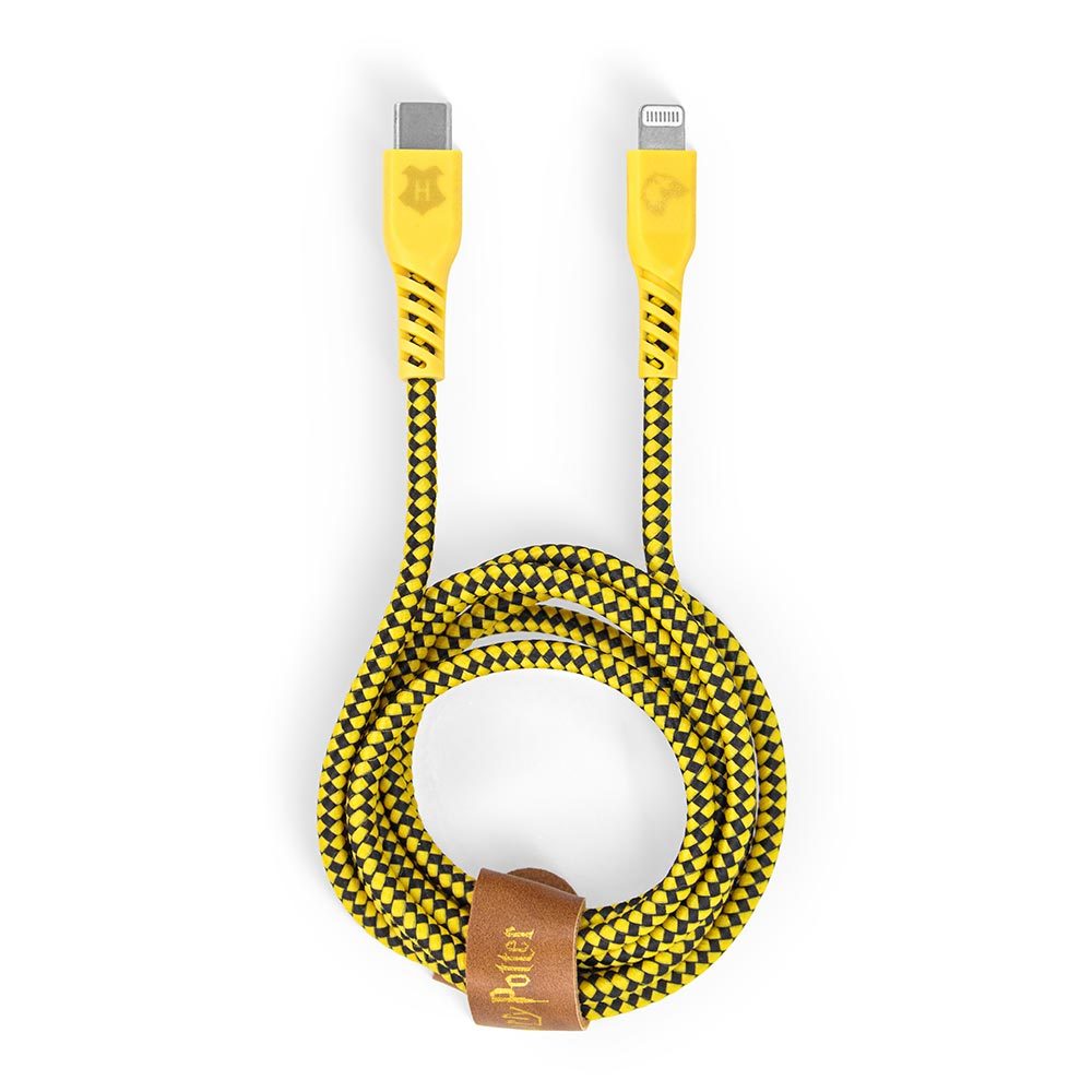 Cabo MFi Lightning para USB-C Amarelo | Lufa-Lufa Harry Potter