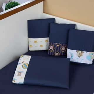 Jogo Lençol Berço Americano 2 peças Menina e Menino Microfibra Alta Qualidade em Oferta na Shopee