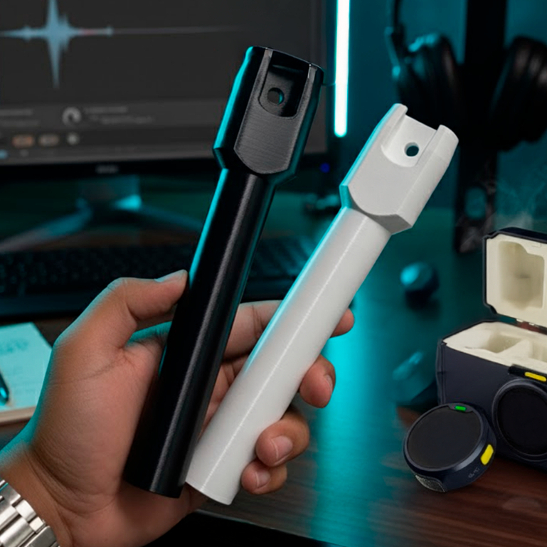 Bastão Suporte para Microfone Lapela Lark M2 Adaptador De Mão