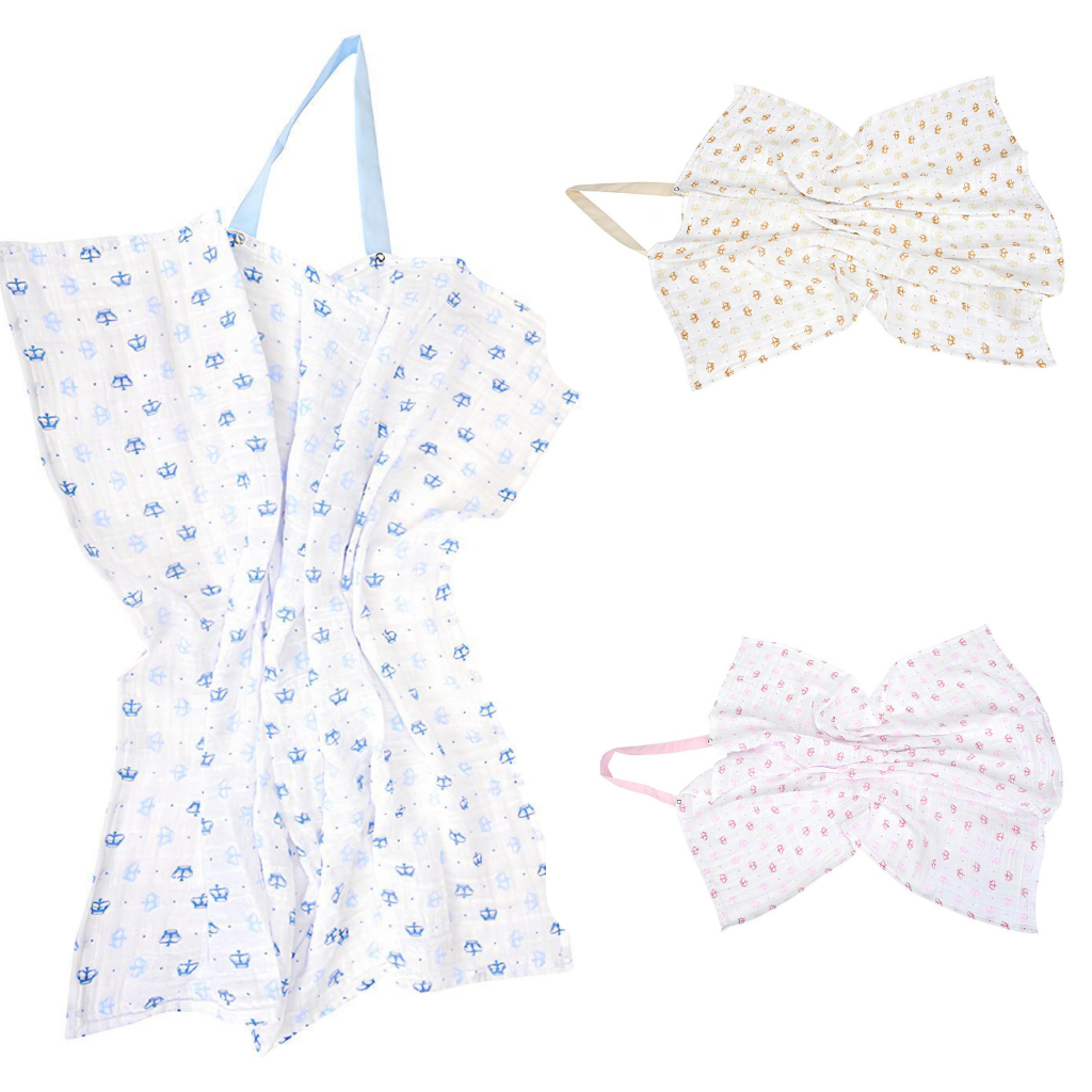 Capa Amamentação Soft 100% Algodão Rei. Classic – Minasrey | Discrição e Conforto p/ a Mamãe e Bebê em Oferta na Shopee