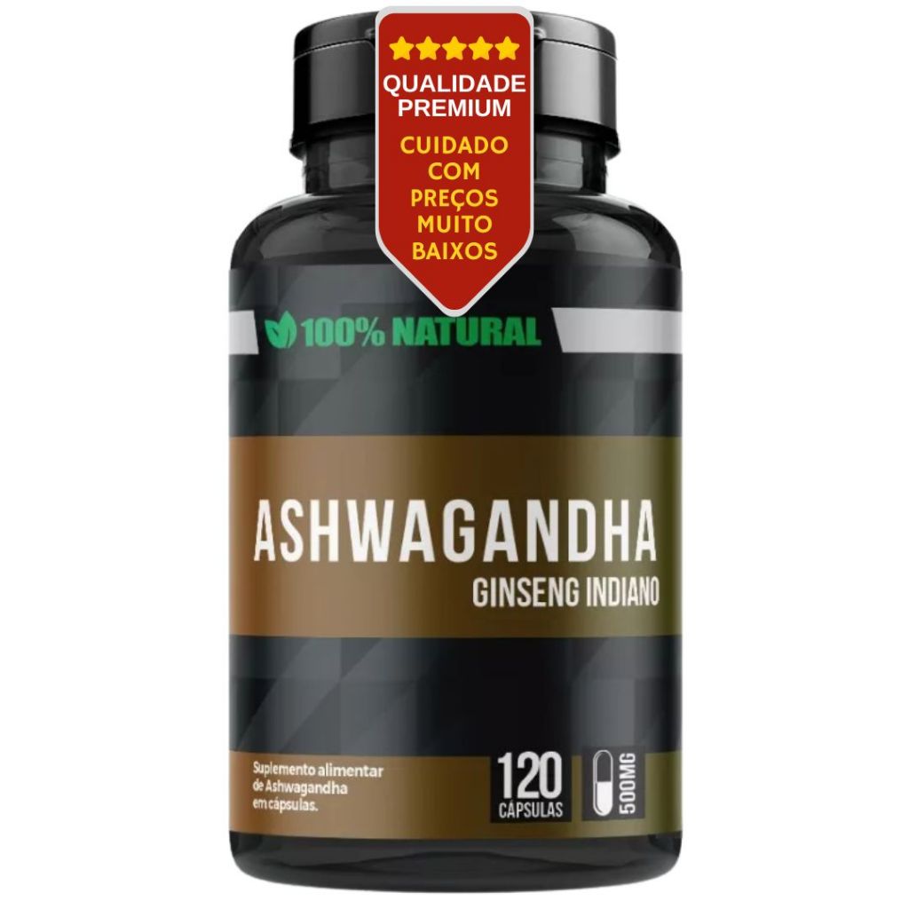 Ashwaga - Indiano - Original - 500mg - 120 Caps