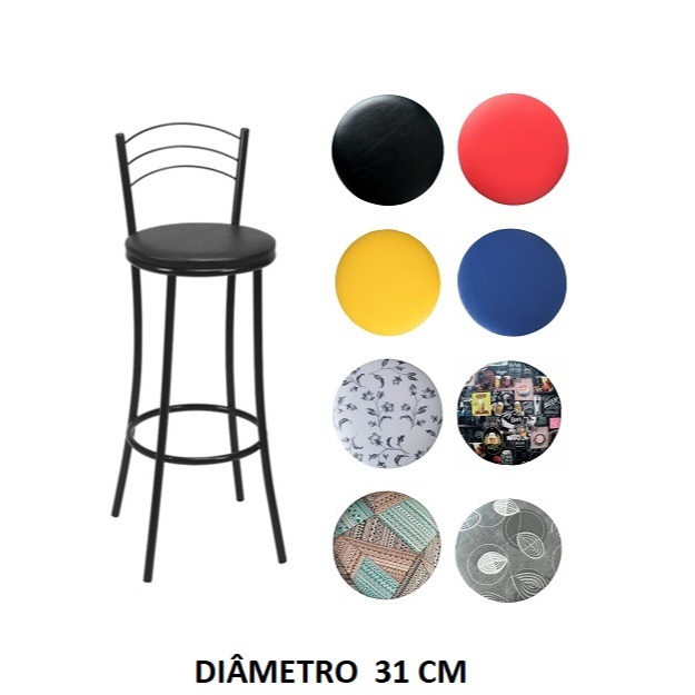 Assento Estofado Banco/Banqueta 31cm em Oferta na Shopee
