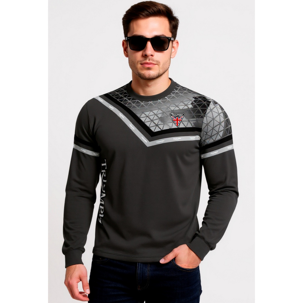 Camisa Camiseta Triumph 1200 T-shirt Big Trail Tiger 800 em Oferta na Shopee