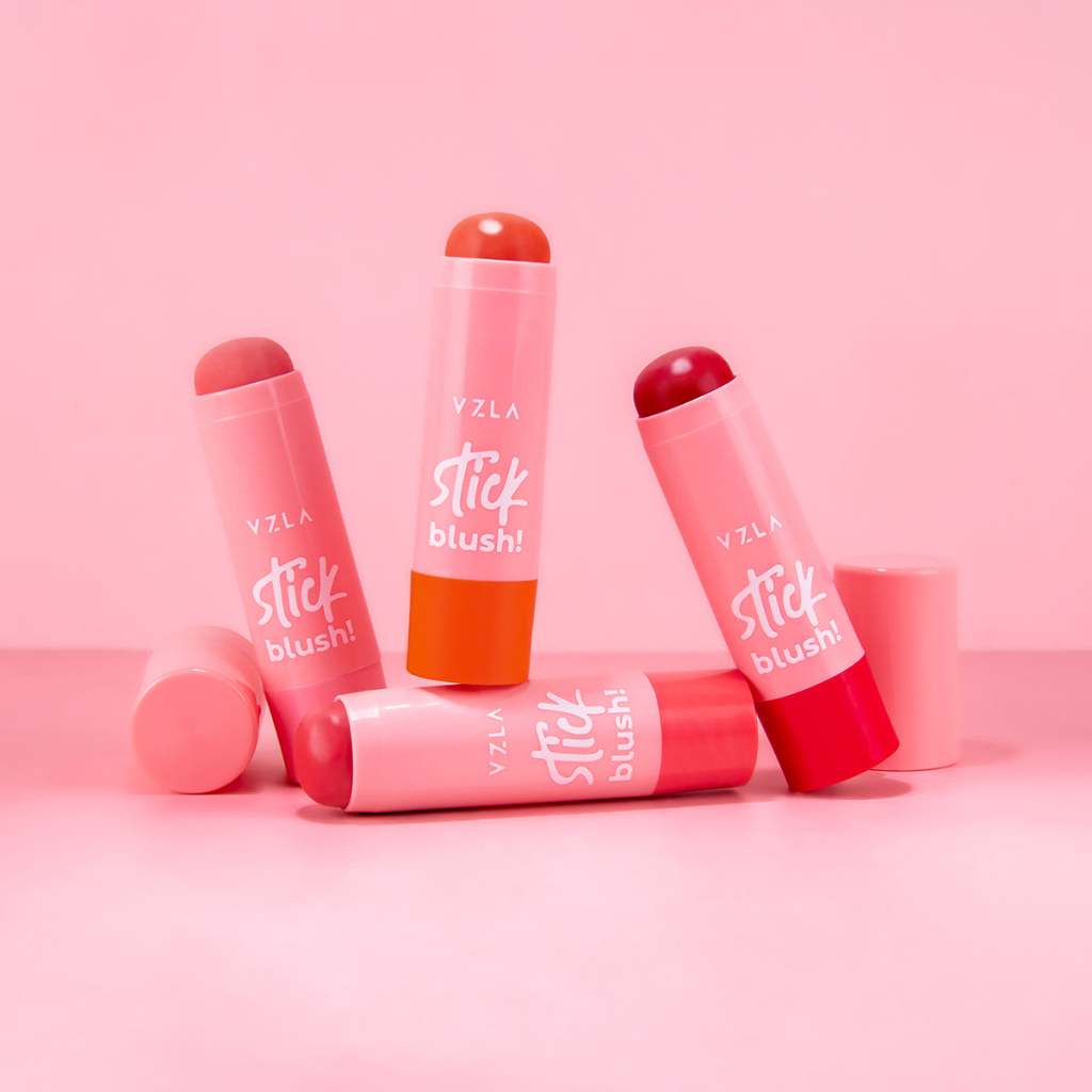 Blush Em Bastão Stick Cremoso Efeito Tint Vegano Original Vizzela em Oferta na Shopee