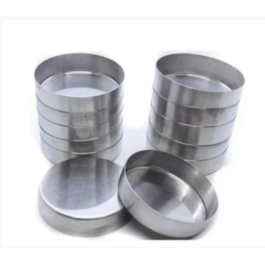 Kit Forma Para Quiche 10x3cm com 24 Peças em Alumínio Fundo Fixo em Oferta na Shopee